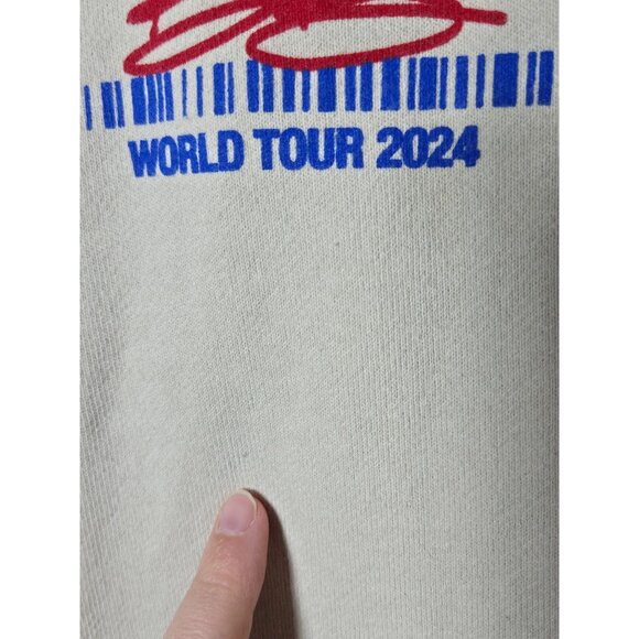 Benson Boone Live World Tour 2024 Hoodie Size Medum Concert Merch Sweatshirt - Picture 4 of 9